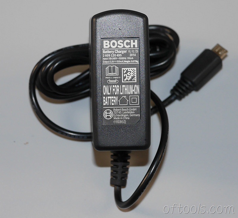 17、博世（BOSCH） GSR BitDrive充电头铭牌