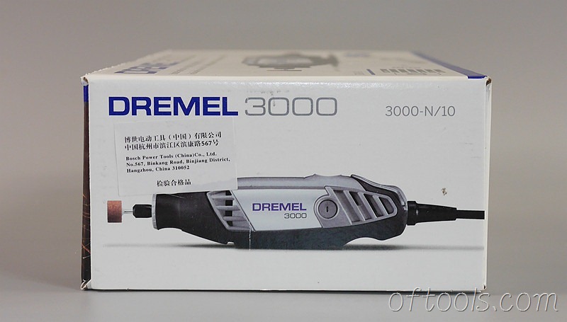 5、琢美（DREMEL） 3000 N10 电磨机包装和另一侧面