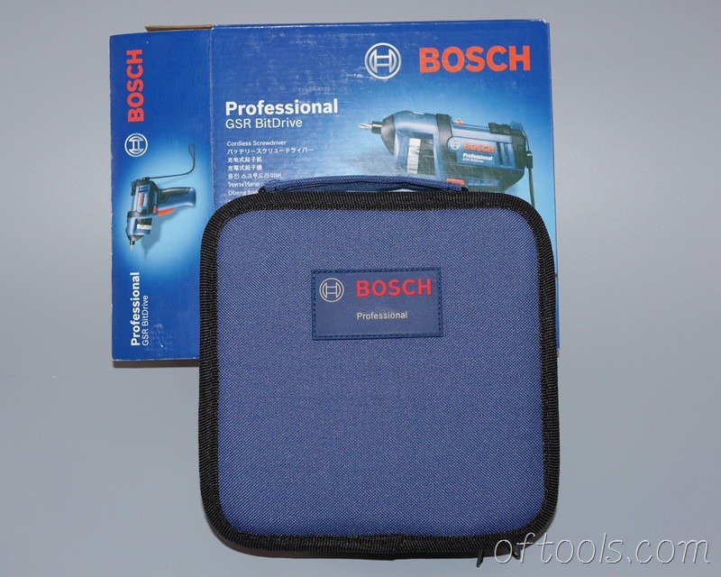 7、博世（BOSCH） GSR BitDrive标配布包