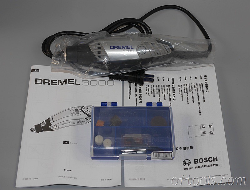 8、琢美（DREMEL） 3000 N10 电磨机全部东西